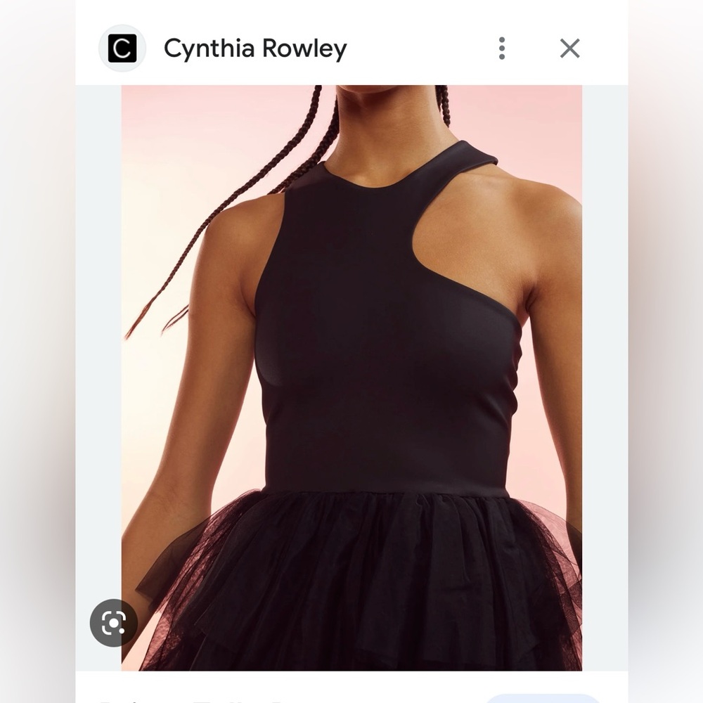Cynthia Rowley black size xs perfect condition dress.